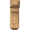Ekena Millwork Merced Craftsman Rough Sawn Bracket w/ Offset Brace, Western Red Cedar, 8"W x 18"D x 26"H BKT0806X18X26MRC04RWR - alternate 2